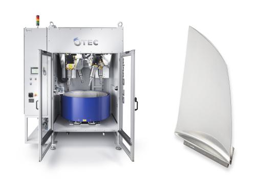 1) OTEC stream finishing machines have been used to create bespoke surface finishing processes for aerospace component manufacturers