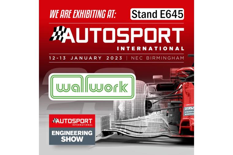 4) Wallwork is at the Autosport Engineering Show, Autosport International 2023, Stand E645