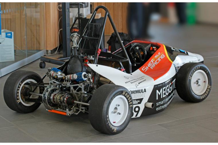 1) Sheffield Formula Racing 2015 car - international teams will gather at Silverstone for the race and technical judging